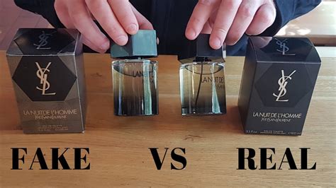 ysl l homme real vs fake